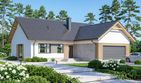 Projekt domu Mokka 18 - parterowy dom o powierzchni 110 m², dach dwuspadowy - ujęcie 2
