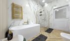 Projekt domu Ka229 T - parterowy dom o powierzchni 132,44 m², dach płaski - ujęcie 35