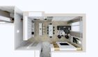 Projekt domu Ka229 T - parterowy dom o powierzchni 132,44 m², dach płaski - ujęcie 38