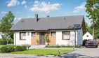 Projekt domu Tebe 5 - parterowy dom o powierzchni 70 m², dach dwuspadowy - ujęcie 2