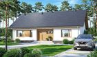 Projekt domu Mokka plus - parterowy dom o powierzchni 110 m², dach dwuspadowy - ujęcie 2