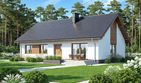 Projekt domu Mokka plus - parterowy dom o powierzchni 110 m², dach dwuspadowy - ujęcie 4