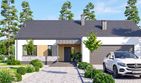 Projekt domu Abelia 2 modern - parterowy dom o powierzchni 133,13 m², dach dwuspadowy - ujęcie 3