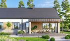 Projekt domu Abelia 2 modern - parterowy dom o powierzchni 133,13 m², dach dwuspadowy - ujęcie 5