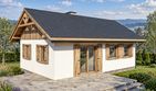 Projekt domu L-239 szkieletowy - parterowy dom o powierzchni 50,82 m², dach dwuspadowy - ujęcie 4