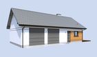 Projekt domu Asti dom letniskowy - parterowy dom o powierzchni 75,80 m², dach dwuspadowy - ujęcie 3