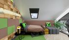 Projekt domu Ka273 T - parterowy z poddaszem dom o powierzchni 91,55 m², dach dwuspadowy - ujęcie 22