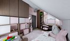 Projekt domu Ka273 T - parterowy z poddaszem dom o powierzchni 91,55 m², dach dwuspadowy - ujęcie 35