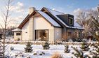 Projekt domu eko Typowy 63 - parterowy z poddaszem dom o powierzchni 146,75 m², dach dwuspadowy - ujęcie 6