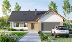 Projekt domu Mokka 18 plus - parterowy dom o powierzchni 120,20 m², dach dwuspadowy - ujęcie 2