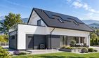 Projekt domu N41-G1 - parterowy z poddaszem dom o powierzchni 128,77 m², dach dwuspadowy - ujęcie 3