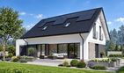 Projekt domu N41-G1 - parterowy z poddaszem dom o powierzchni 128,77 m², dach dwuspadowy - ujęcie 4