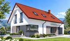 Projekt domu N41-G1 - parterowy z poddaszem dom o powierzchni 128,77 m², dach dwuspadowy - ujęcie 10
