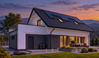 Projekt domu N41-G1 - parterowy z poddaszem dom o powierzchni 128,77 m², dach dwuspadowy - ujęcie 13