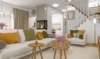 Projekt domu Ka166 T - parterowy z poddaszem dom o powierzchni 156,27 m², dach dwuspadowy - ujęcie 8