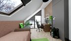 Projekt domu Ka273 SZ - parterowy z poddaszem dom o powierzchni 97,96 m², dach dwuspadowy - ujęcie 21