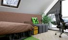 Projekt domu Ka273 SZ - parterowy z poddaszem dom o powierzchni 97,96 m², dach dwuspadowy - ujęcie 25