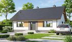Projekt domu Limonka - parterowy dom o powierzchni 79,92 m², dach dwuspadowy - ujęcie 2
