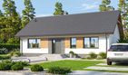 Projekt domu Limonka 2 - parterowy dom o powierzchni 89,73 m², dach dwuspadowy - ujęcie 2
