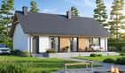 Projekt domu Limonka 2 - parterowy dom o powierzchni 89,73 m², dach dwuspadowy - ujęcie 3