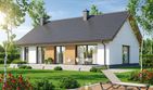 Projekt domu Limonka 2 plus - parterowy dom o powierzchni 98,37 m², dach dwuspadowy - ujęcie 4