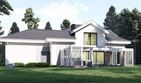 Projekt domu uA389 - parterowy z poddaszem dom o powierzchni 236,10 m², dach kopertowy - ujęcie 4