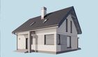 Projekt domu Samos szkielet drewniany - parterowy z poddaszem dom o powierzchni 103,94 m², dach dwuspadowy - ujęcie 5