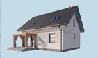 Projekt domu Samos szkielet drewniany - parterowy z poddaszem dom o powierzchni 103,94 m², dach dwuspadowy - ujęcie 4