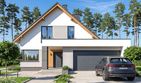 Projekt domu Perfetto 2 - parterowy z poddaszem dom o powierzchni 139,15 m², dach dwuspadowy - ujęcie 2