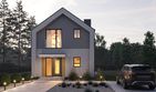 Projekt domu D427 - parterowy z poddaszem dom o powierzchni 91,59 m², dach dwuspadowy - ujęcie 3