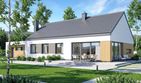 Projekt domu Malwa - parterowy dom o powierzchni 112,83 m², dach dwuspadowy - ujęcie 3