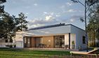 Projekt domu Mini 25 modern plus energo plus - parterowy dom o powierzchni 93,64 m², dach płaski - ujęcie 5