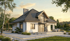Projekt domu Elegans I PG1 - parterowy z poddaszem dom o powierzchni 138,38 m², dach namiotowy - ujęcie 8