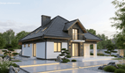 Projekt domu Elegans I PG1 - parterowy z poddaszem dom o powierzchni 138,38 m², dach namiotowy - ujęcie 13