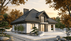 Projekt domu Elegans I PG1 - parterowy z poddaszem dom o powierzchni 138,38 m², dach namiotowy - ujęcie 14