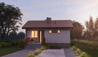 Projekt domu D442 - Bogusia - parterowy dom o powierzchni 39,80 m², dach dwuspadowy - ujęcie 3