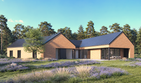 Projekt domu N-242 - parterowy dom o powierzchni 260,31 m², dach wielospadowy - ujęcie 2