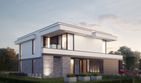 Projekt domu LK&1308 - z pełnym piętrem dom o powierzchni 227,85 m², dach kopertowy - ujęcie 2