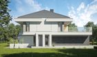 Projekt domu LK&1306 - z pełnym piętrem dom o powierzchni 258,38 m², dach kopertowy - ujęcie 2