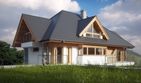 Projekt domu LK&1304 - parterowy z poddaszem dom o powierzchni 269,57 m², dach kopertowy - ujęcie 3