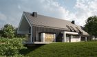 Projekt domu LK&1302 - parterowy z poddaszem dom o powierzchni 174,14 m², dach dwuspadowy - ujęcie 4