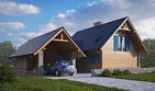 Projekt domu LK&1297 - parterowy z poddaszem dom o powierzchni 150,87 m², dach dwuspadowy - ujęcie 4
