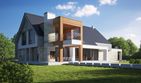 Projekt domu LK&1284 - parterowy z poddaszem dom o powierzchni 300,61 m², dach dwuspadowy - ujęcie 2