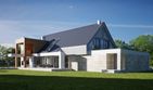 Projekt domu LK&1284 - parterowy z poddaszem dom o powierzchni 300,61 m², dach dwuspadowy - ujęcie 3