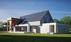 Projekt domu LK&1284 - parterowy z poddaszem dom o powierzchni 300,61 m², dach dwuspadowy - ujęcie 8
