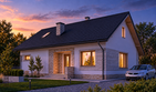 Projekt domu LK&1273 - parterowy dom o powierzchni 87,53 m², dach dwuspadowy - ujęcie 2