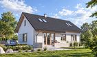 Projekt domu LK&1273 - parterowy dom o powierzchni 87,53 m², dach dwuspadowy - ujęcie 3