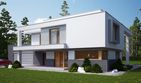 Projekt domu LK&1142 - z pełnym piętrem dom o powierzchni 270,66 m², dach płaski - ujęcie 2