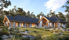 Projekt domu LK&1135 - parterowy dom o powierzchni 314,54 m², dach wielospadowy - ujęcie 3