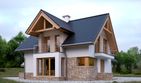 Projekt domu LK&1130 - parterowy z poddaszem dom o powierzchni 134,95 m², dach dwuspadowy - ujęcie 2